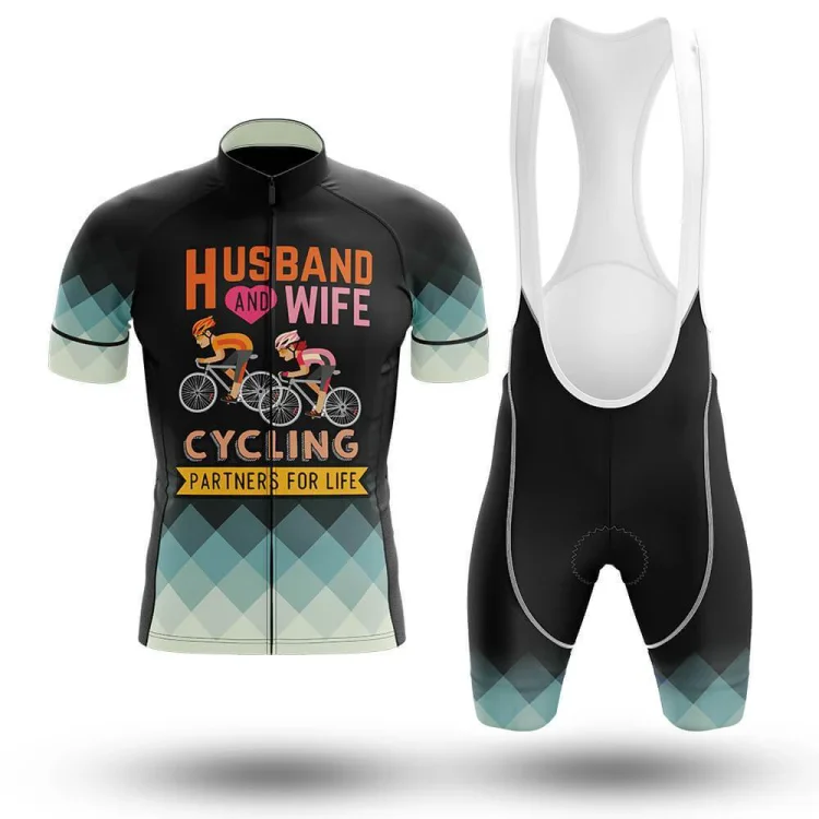 Husband And Wife Cycling Men's Short Sleeve Cycling Kit