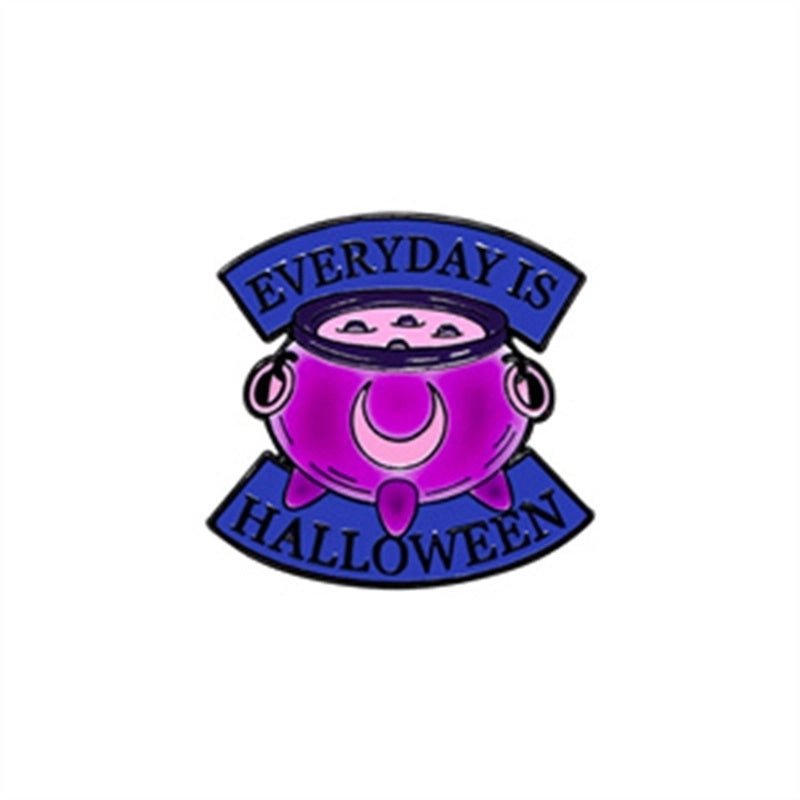 Cute Minimalist Classic Style Halloween Pattern Alloy Plating Unisex Brooches