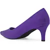 Women's 2 Inch Pumps Kitten Heels Closed Pointed Toe Low Heels Casual Shoes