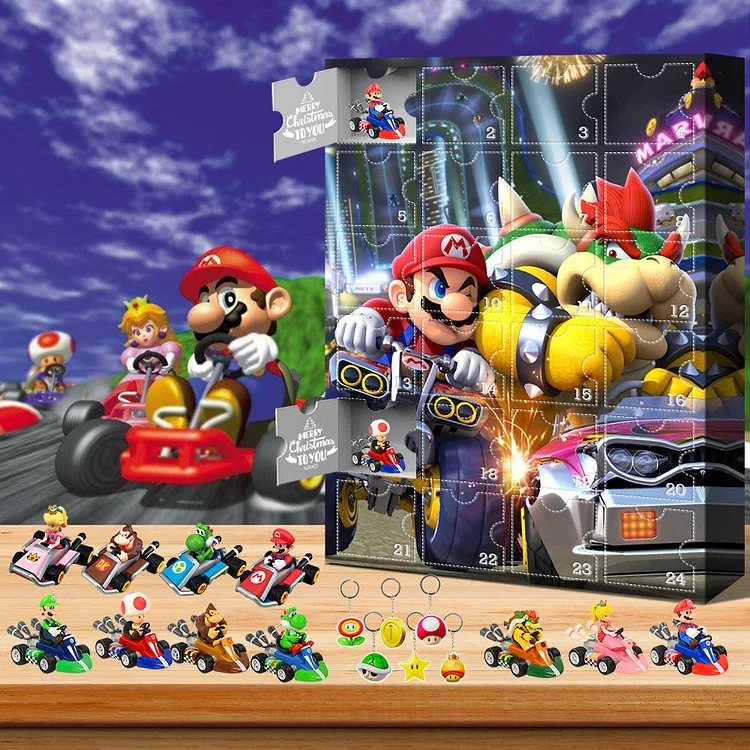 Mario Kart Advent Calendar -- The One With 24 Little Doors