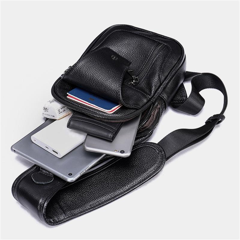 Fashion All-Match Style Casual Leather Sports Crossbody Bag