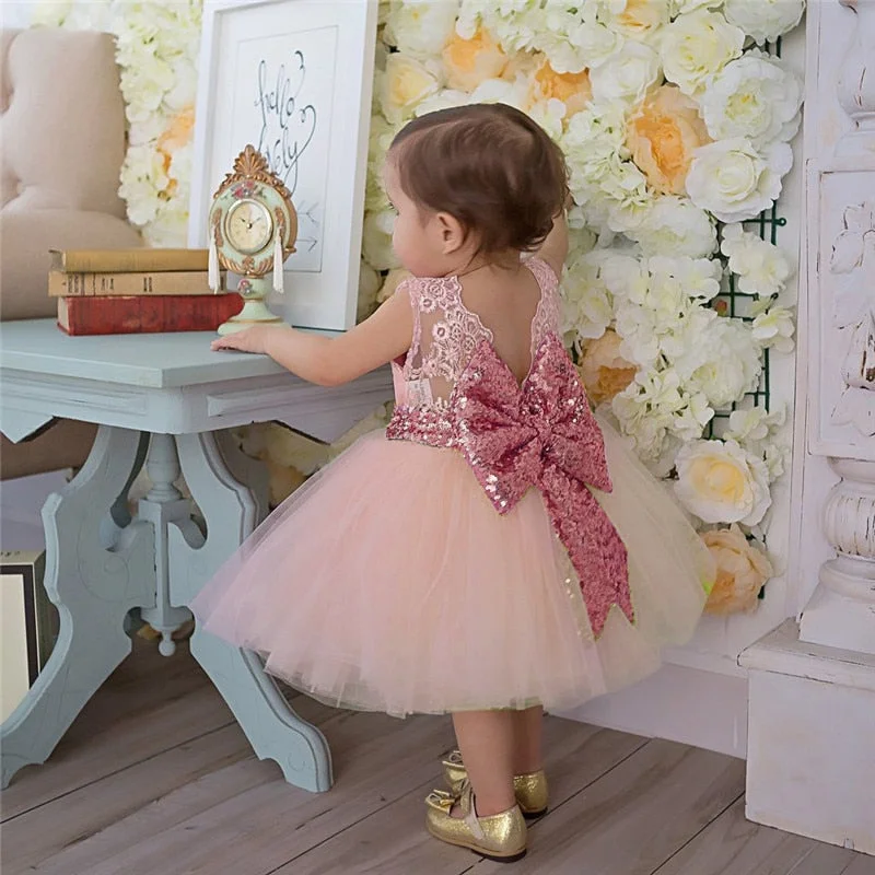Toddler Girls Dress Newborn Party Princess Dress For Baby First 1st Year Birthday Dress Christmas Costume Infant Party Dress