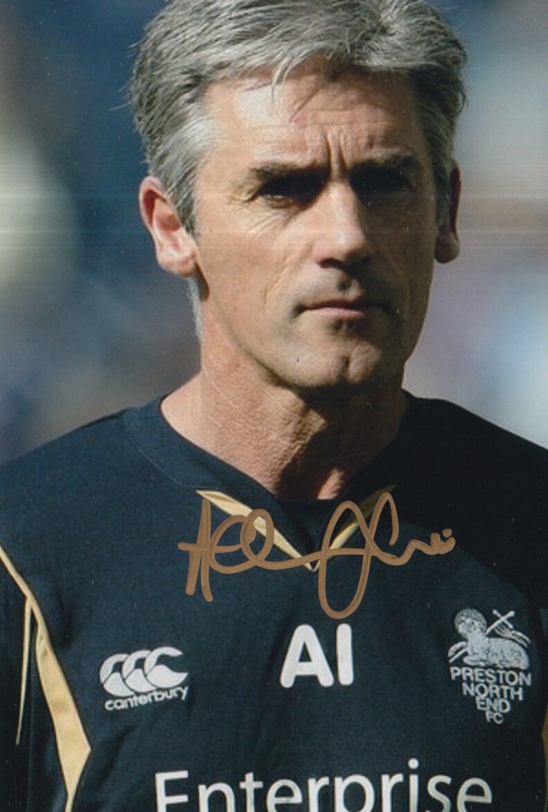 PRESTON NORTH END HAND SIGNED ALAN IRVINE 6X4 Photo Poster painting 2.