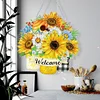 Diamond Painting Double Sided Acrylic Sunflower Bouquet Hanging Diamond Art Kits