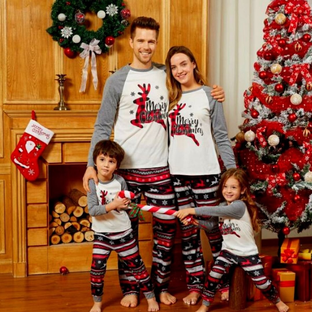Reindeer Christmas Family Pajamas