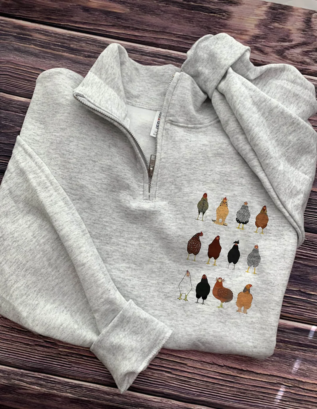 Chicken Zipper Sweatshirt