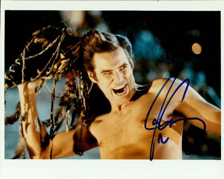 Jim Carrey (Ace Ventura) signed 8x10 Photo Poster painting In-person