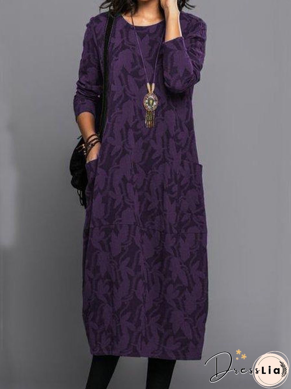 Long Sleeve Vintage Fall Dresses