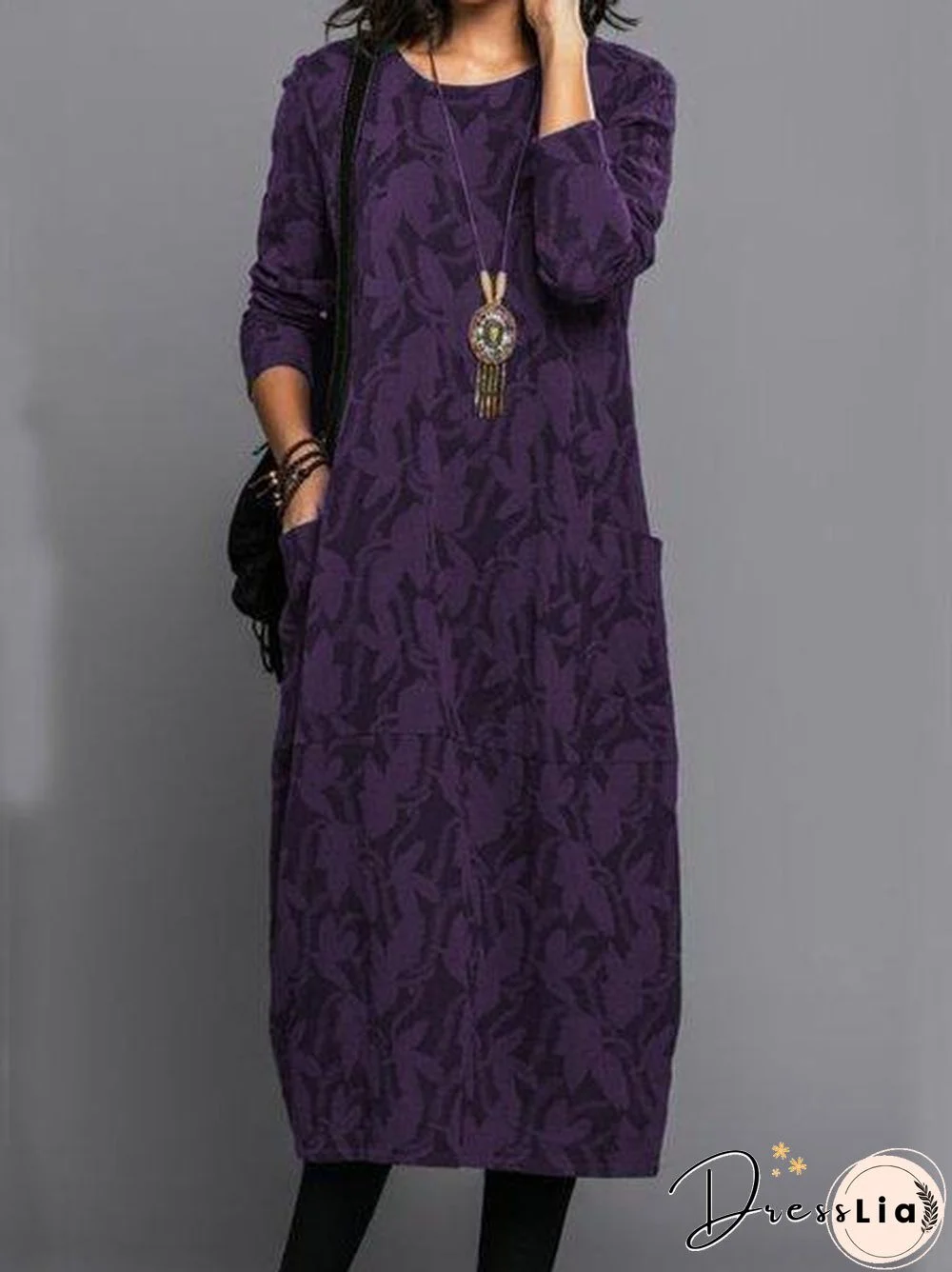 Long Sleeve Vintage Fall Dresses