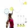 Ensemble d'entra&icirc;nement de rebond pour entra&icirc;neur de badminton unique