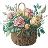 Diamond Painting-DIY Crystal Rhinestone Basket Bouquet
