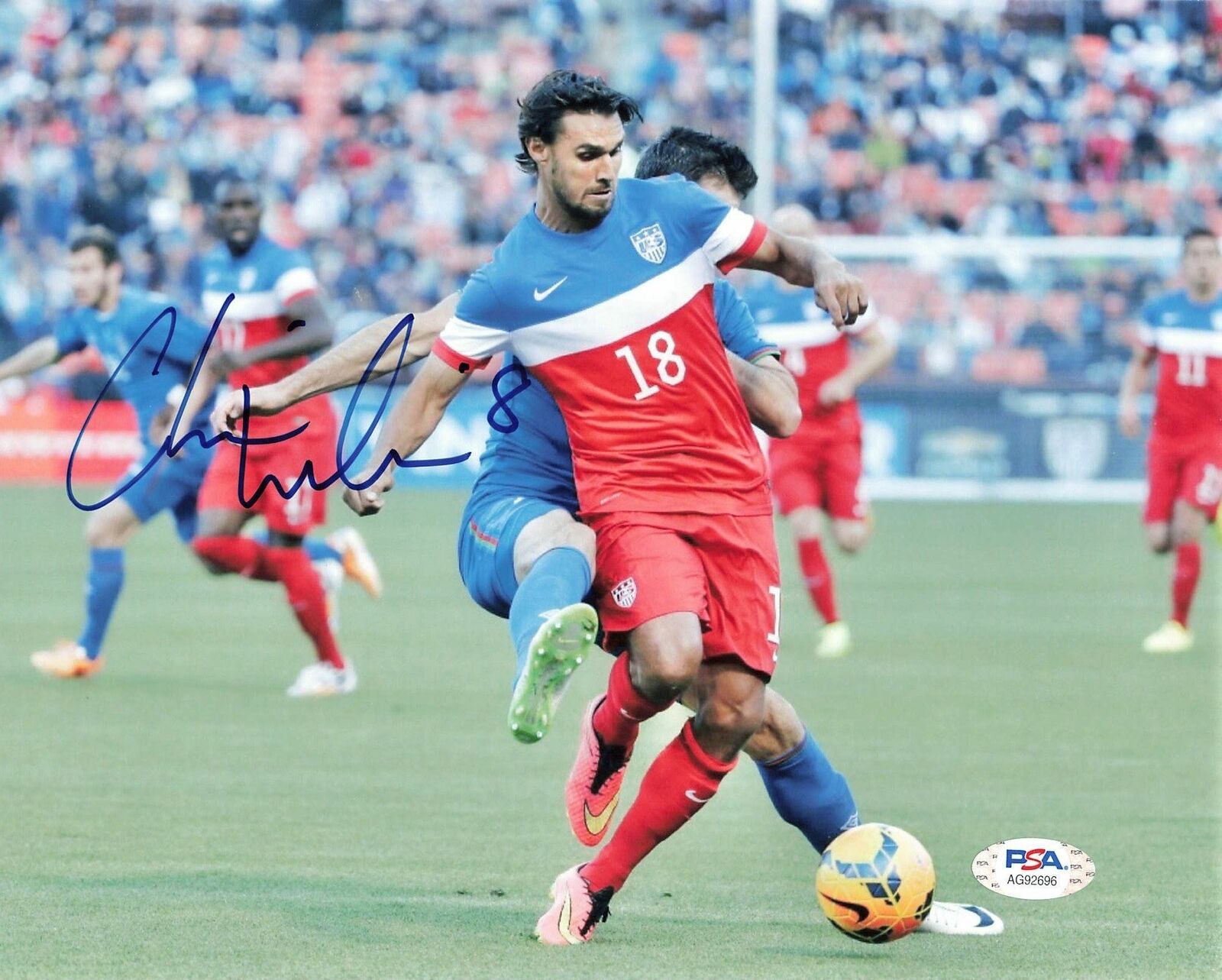 Chris Wondolowski signed 8x10 Photo Poster painting PSA/DNA San Jose Earthquakes