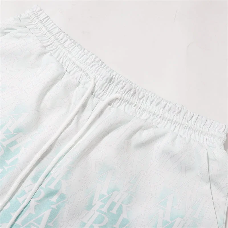 AMIRI 2023 new silk short-sleeved shirt