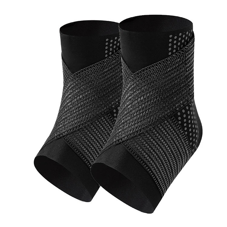 1 Pair Ankle Brace With Adjustable Strap & 2X Gel Pad For Ankle Support Non-slip  M-XL