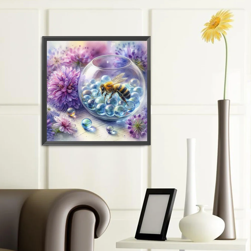 Full Round Diamond Painting 40*40cm - Bee