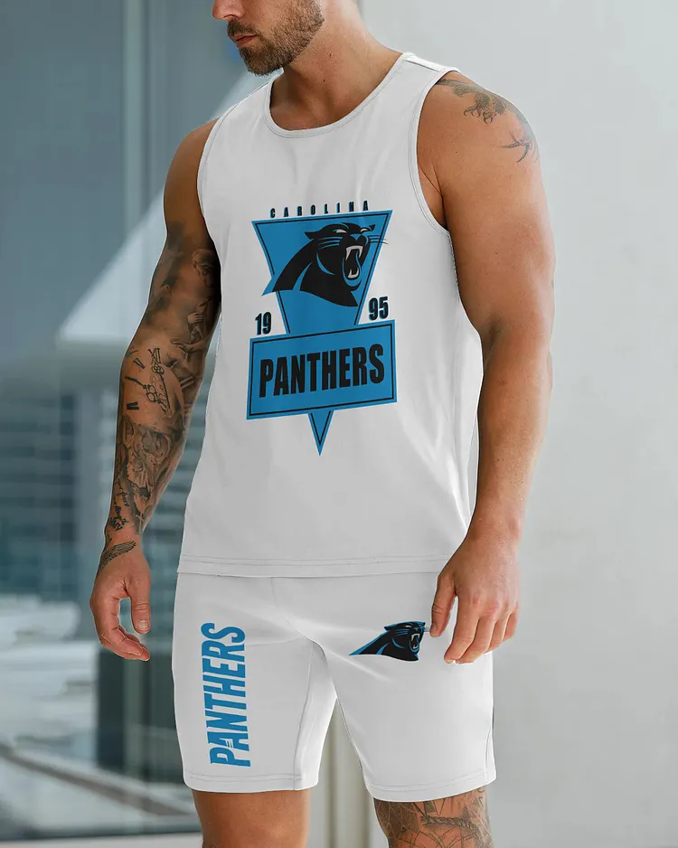 Carolina Panthers Limited Men's Tank Top And Shorts Set