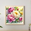 Fleurs-Peinture diamant perceuse ronde-40*40cm