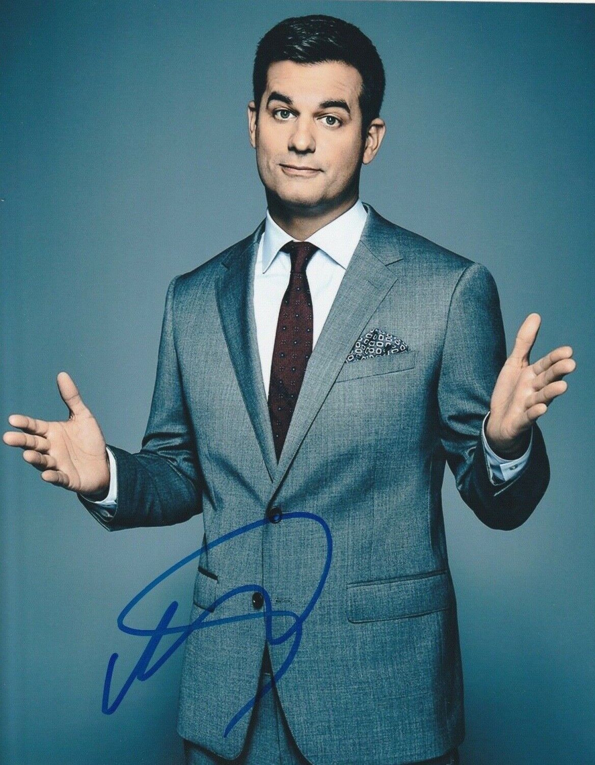 * MICHAEL KOSTA * signed 8x10 Photo Poster painting * THE DAILY SHOW WITH TREVOR NOAH * 4