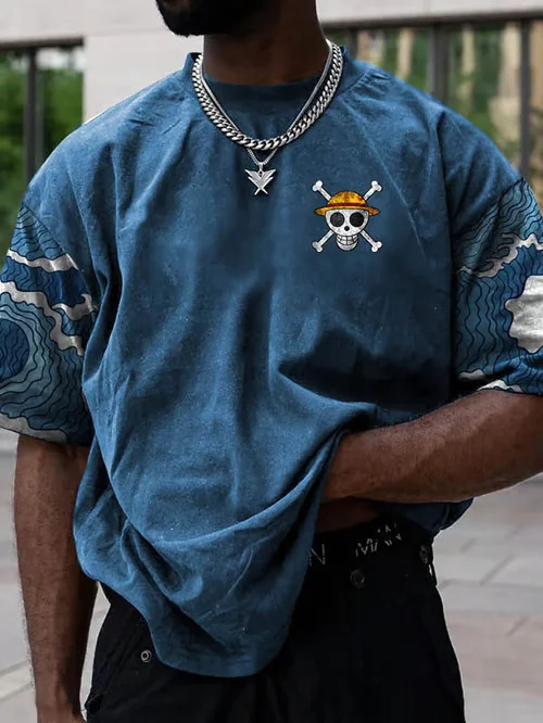 Men's Fashion One Piece Casual Short Sleeve T-Shirt