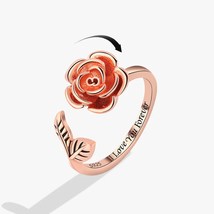 Rose Anxiety Spinner Ring