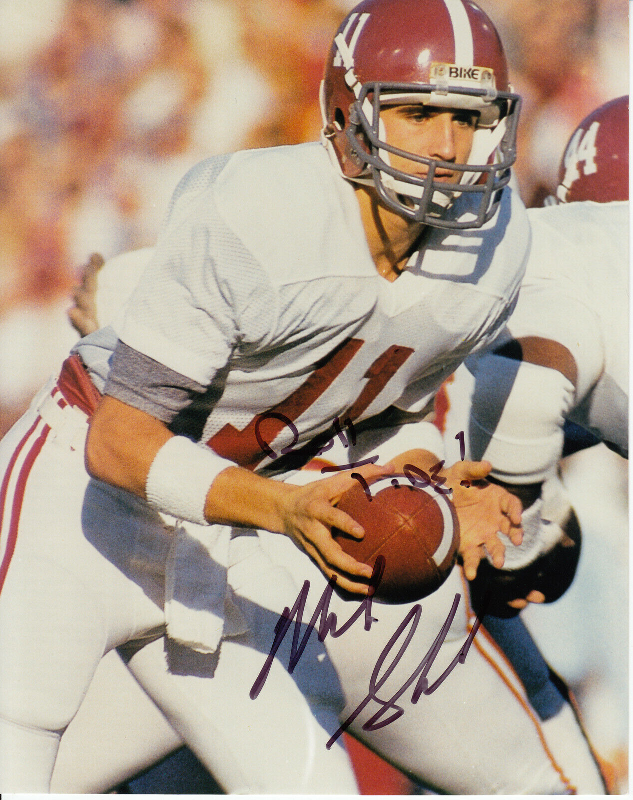 Mike Shula #0 8x10 Signed Photo Poster painting w/ COA Alabama Crimson Tide 031719