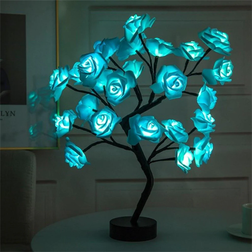 LED Rose Tree Table Lamp | Sparkly Trees