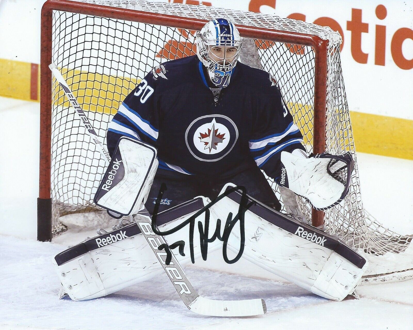 Connor Hellebuyck Signed 8x10 Photo Poster painting Winnipeg Jets Autographed COA C