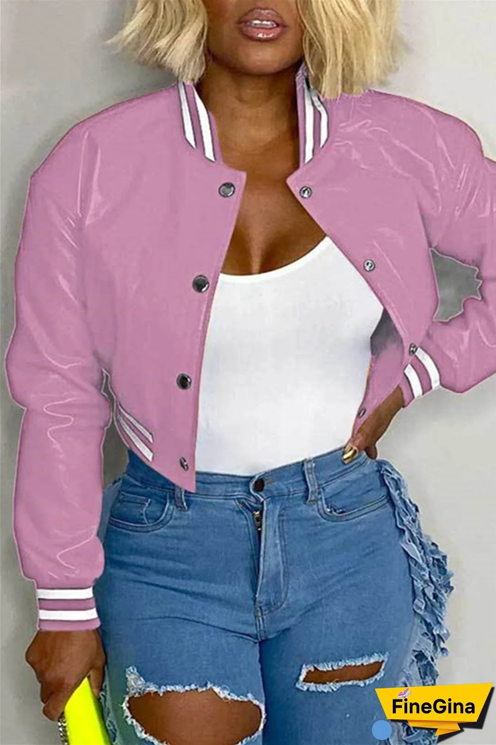 Black Casual Solid Patchwork Conventional Collar Outerwear