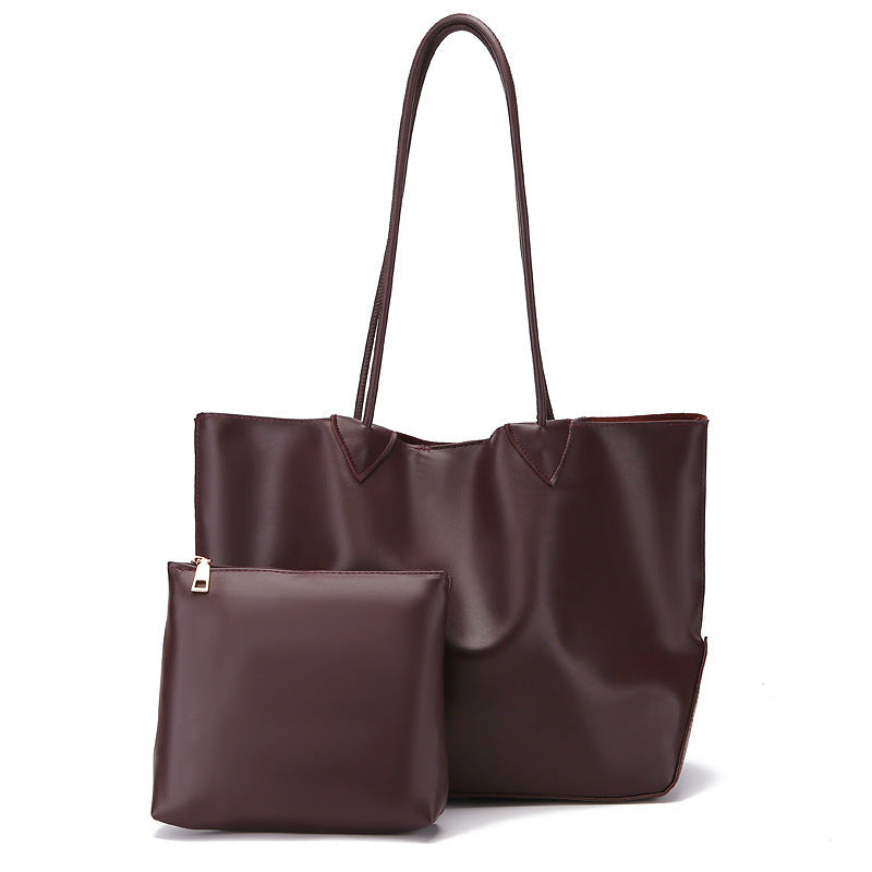 Vintage Leather Tote Bag