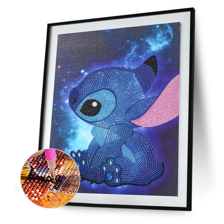 Stitch 30*30cm special shaped drill diamond painting – Jules