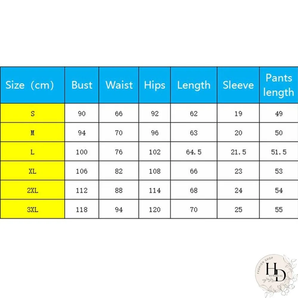 Womens Two Piece Set Cute Nibble Lips Print Short Sleeve Top With Skinny Shorts Pants