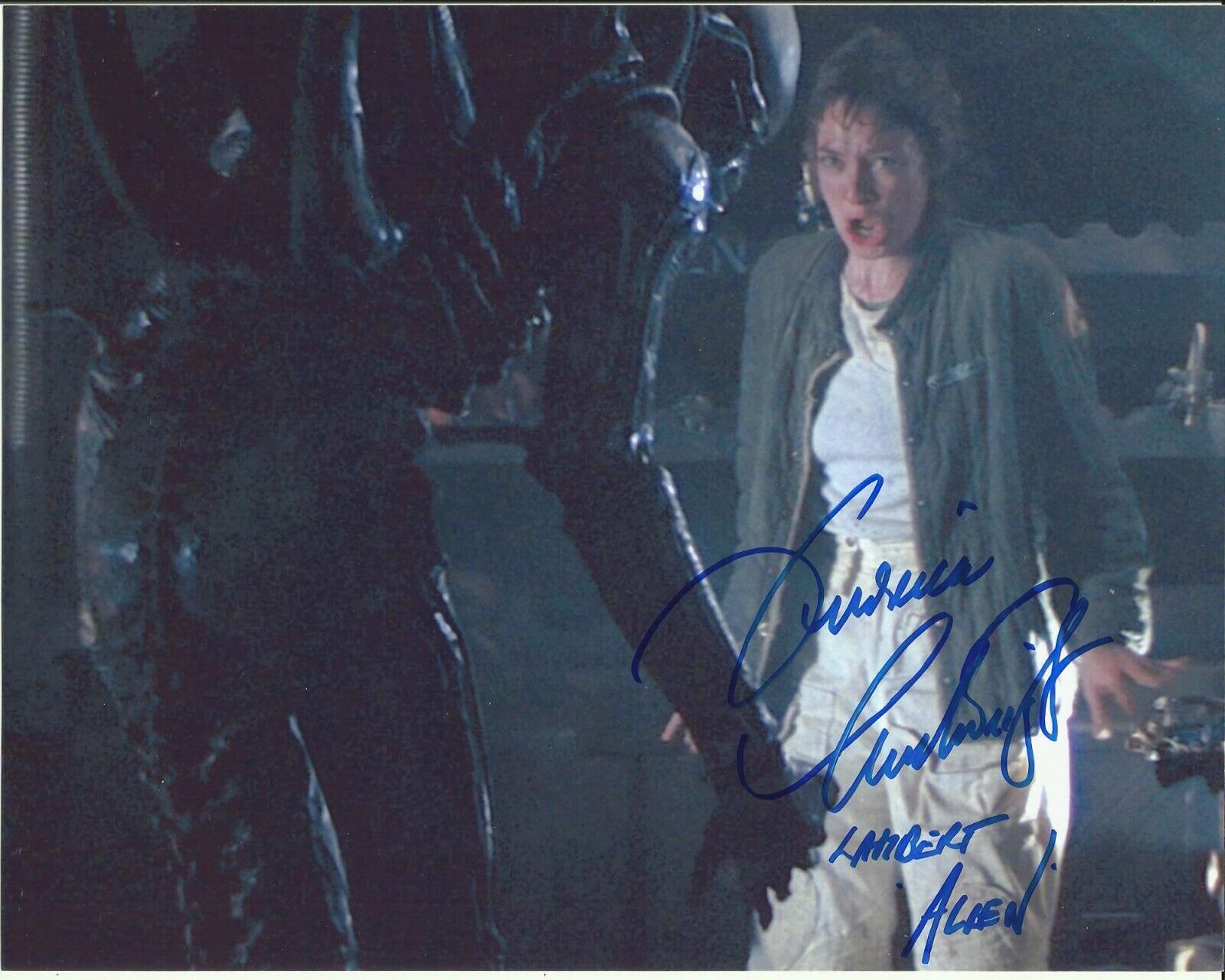 VERONICA CARTWRIGHT SIGNED ALIEN Photo Poster painting UACC REG 242 FILM AUTOGRAPHS (1)