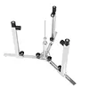 [US Local Warehouse] Bike Wheel Truing Stand Rotating Design Bicycle Wheels Weaving Stand Foldable Bike Hub Spokes Braiding Table for Bike Mechanics and DIY Enthusiasts