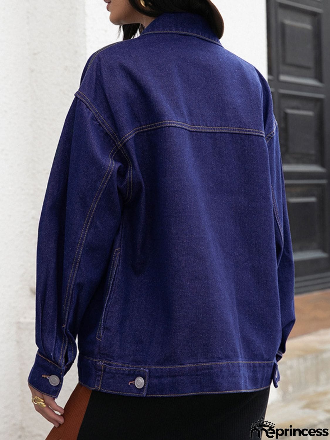 Buttoned Denim Jacket