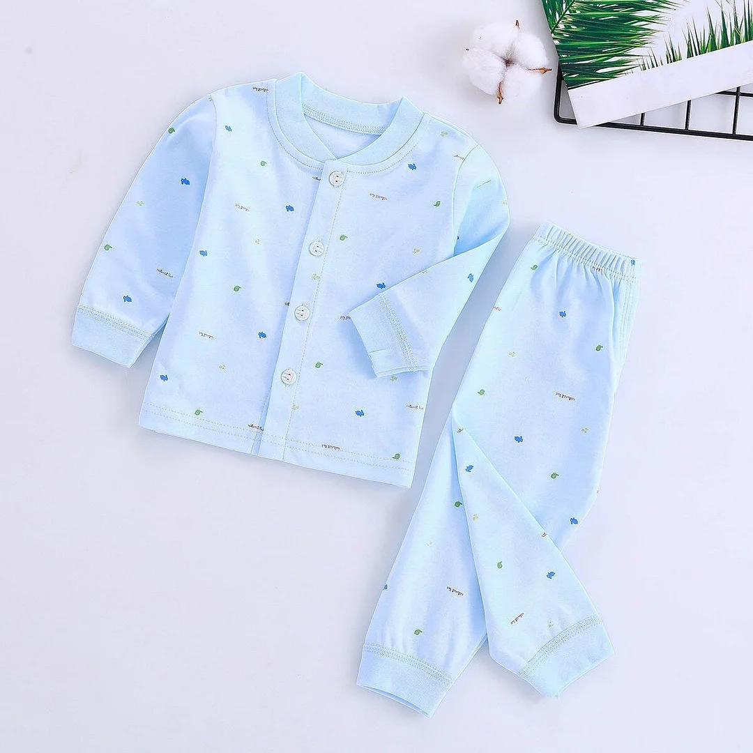 0-2 Years Soft Baby Clothes Set Spring Autumn Cotton Newborn Baby Boys Girls Clothes 2PCS Baby Pajamas Unisex Kids Clothing Sets