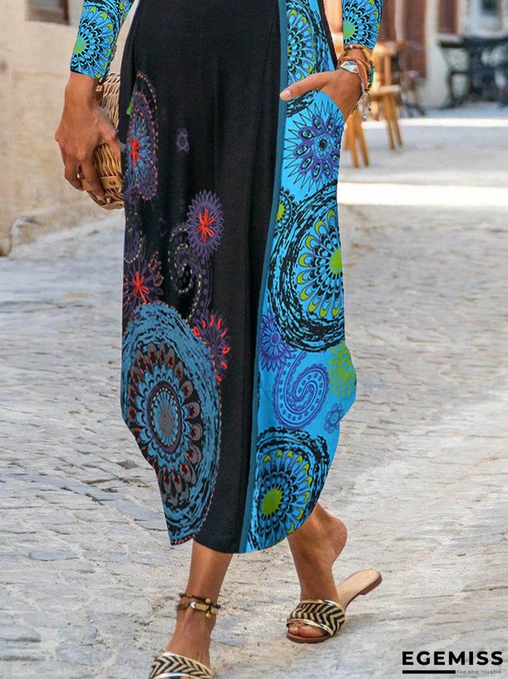 A-Line Holiday Tribal Dresses | EGEMISS