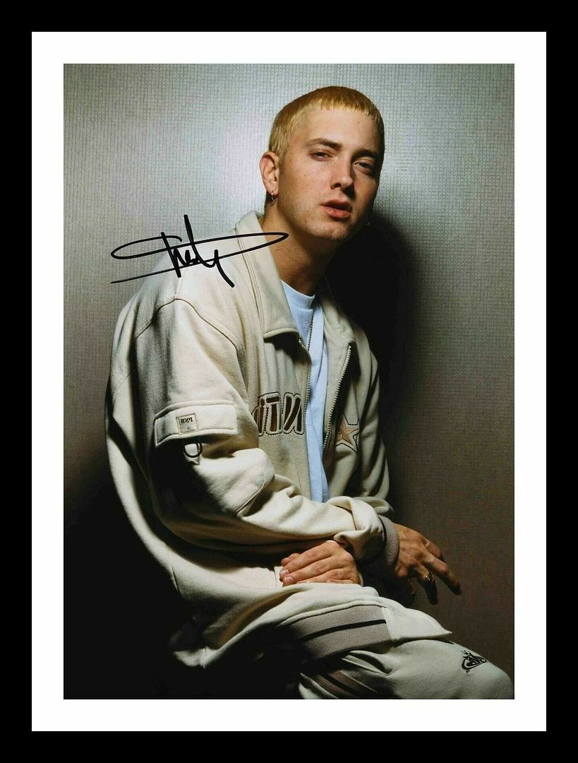 Eminem Autograph Signed & Framed Photo Poster painting 1