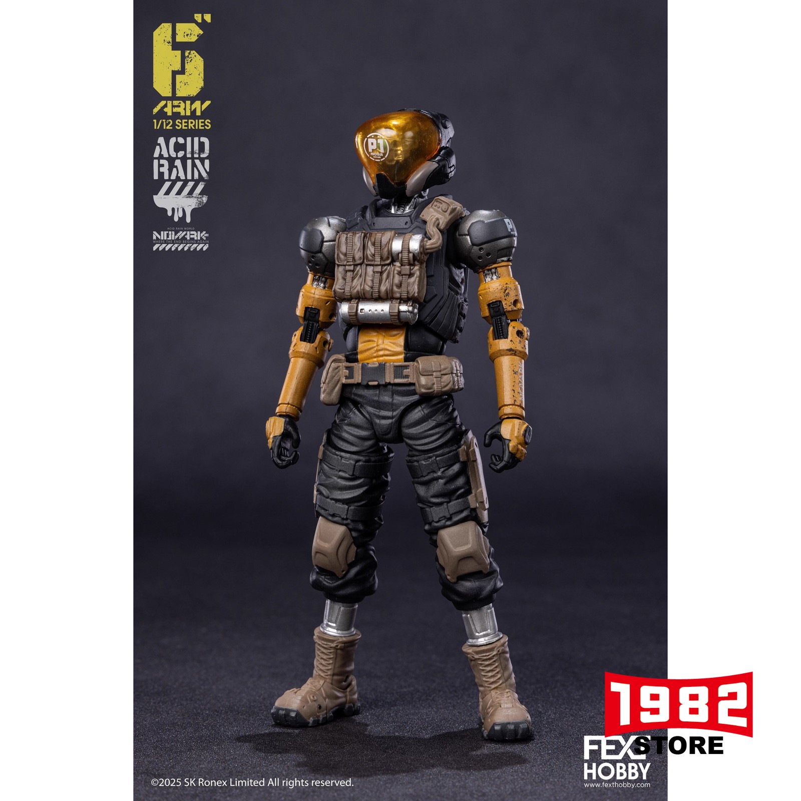 ACID RAIN WORLD AR-004 PROTEUS NOVARK Detailed Soldier Action Figure for Sale