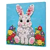 DIY Pre-Framed Rabbit Button Art Canvas Kit