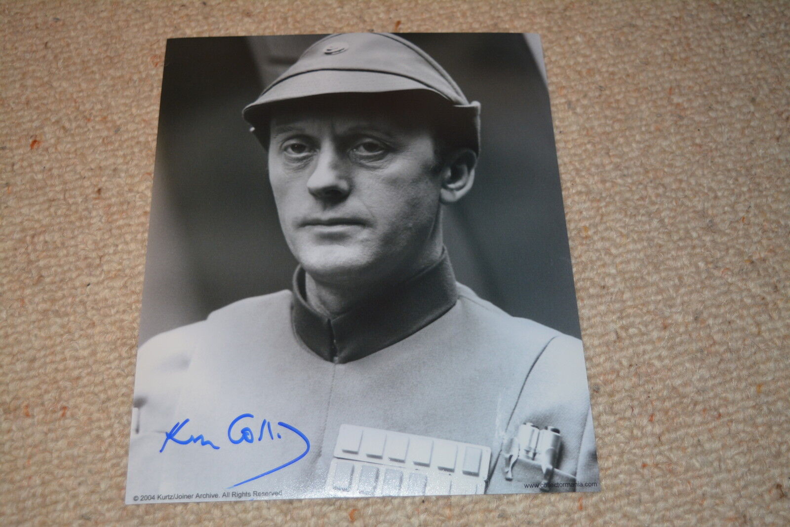 KENNETH COLLEY signed autograph 8x10 (20x25cm) In Person STAR WARS Admiral Piett