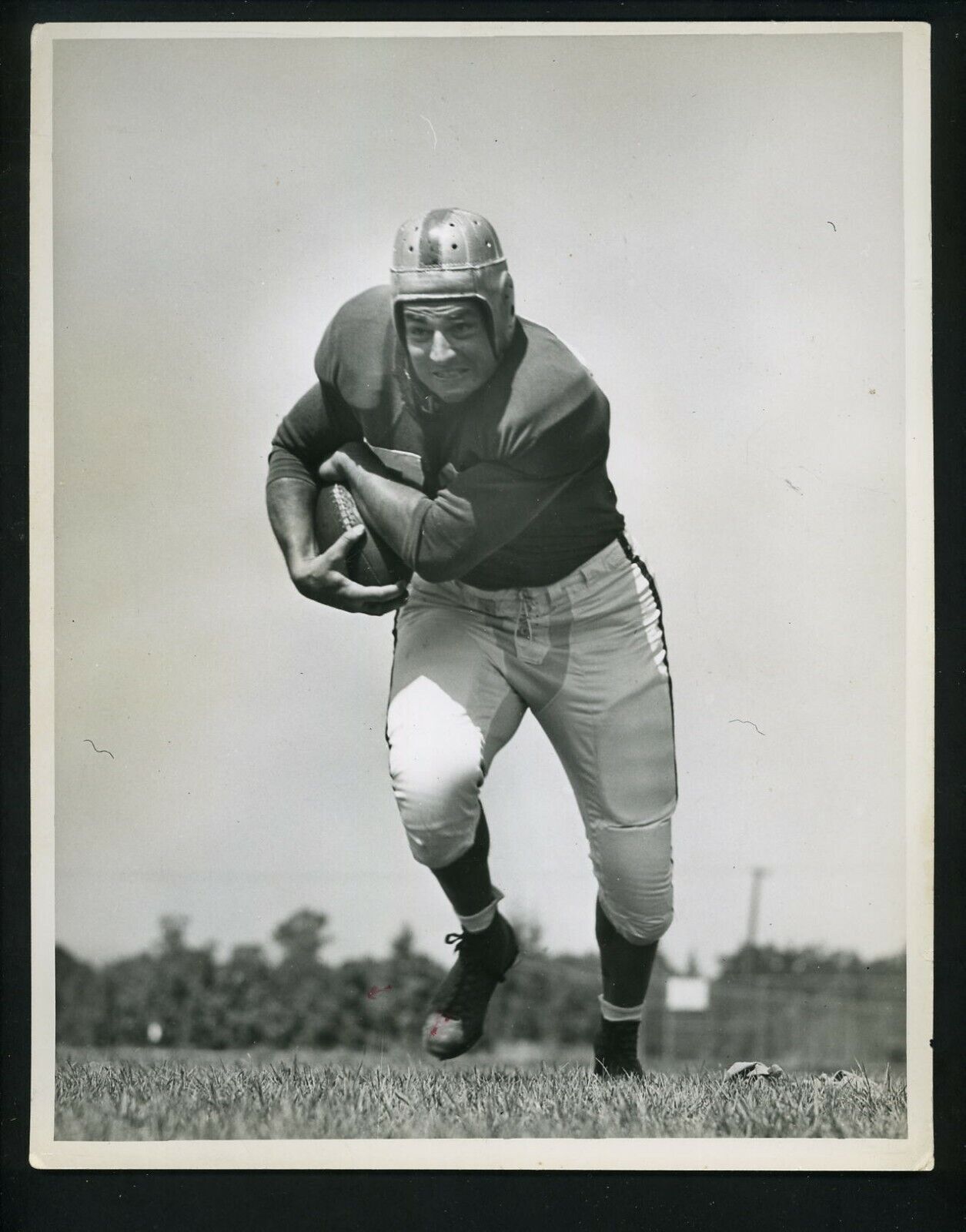 Len Masini 1947 Type 1 Press Photo Poster painting San Francisco 49ers