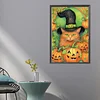 Halloween 5d DIY Vollrunde Teilbohrer Dimond Gemälde Wohnkultur 45x65cm