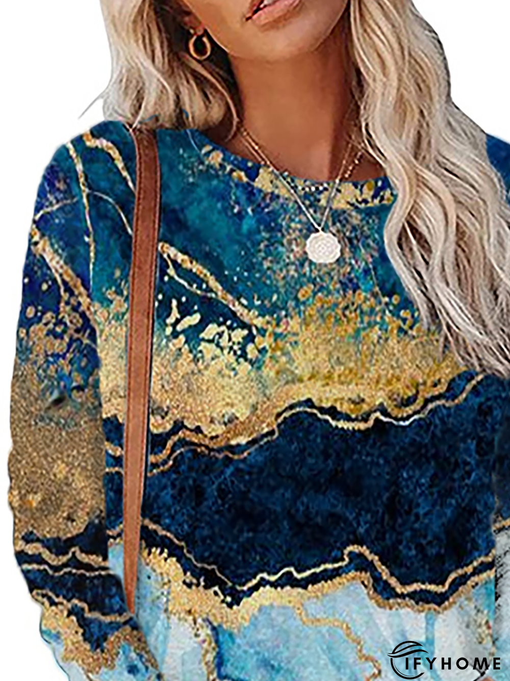 Casual Printed Tunic T-Shirt | IFYHOME