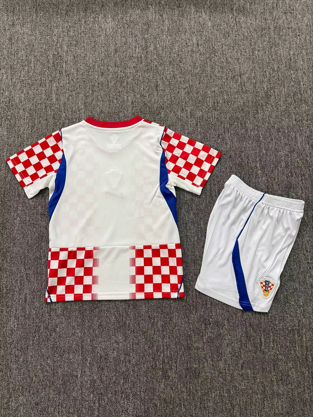 2026 Croatia Home Kids Kit Soccer Jersey Thai Quality