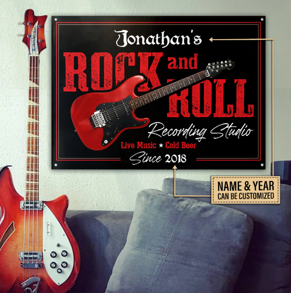Personalized Names：Music - Vintage Tin Signs/Wooden Signs