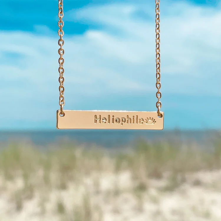 Heliophile Bar Necklace