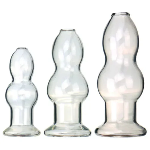 pornhint Pornhint Crystal Glass Hollow Peeping Vaginal Speculum Butt Anal Plugs Sex Toys for Women