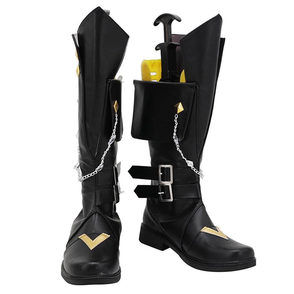 Genshin Impact Tartaglia Cosplay Schuhe Stiefel Halloween Schuhe