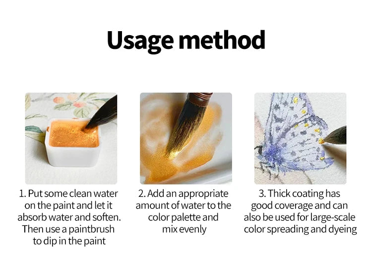 Minerals Used As Pigments Chinese Ancient Dunhuang Color Pearlescent Solid Watercolor Pigment Diy Clay Coloring Nail Art Dripping Glue Antique Style Illustration-Chinese Style Finds™