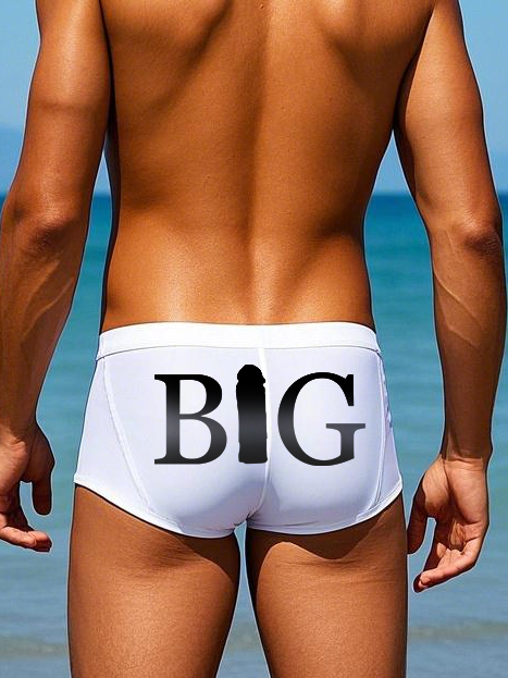 Men's Printed Summer Swim Brief